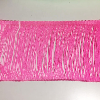 Neon színű hurkolt végű rojt 15cm hosszú - FUXIA